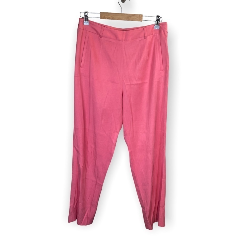 J. McLaughlin Silk Pink Pants Size 8